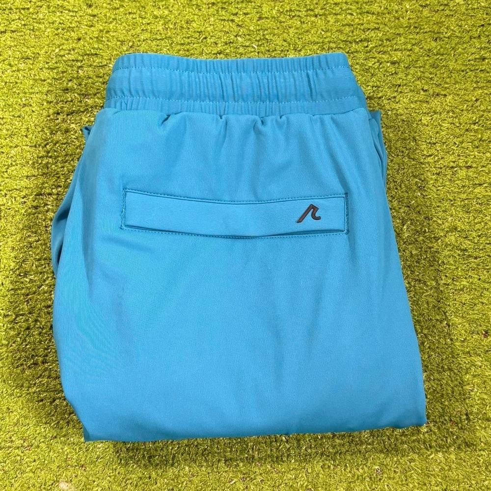 Redvanly Donahue Jogger Athletic Pants Mens Small Blue Drawstring Performance